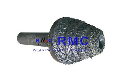 Crushed carbide overlay wear parts