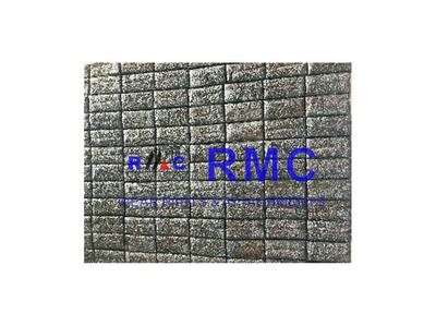 Crushed carbide overlay wear parts