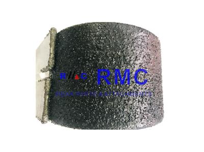 Crushed carbide overlay wear parts